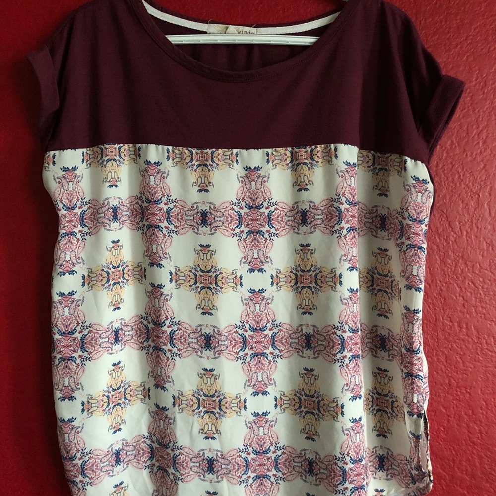 Pretty patterned blouse
